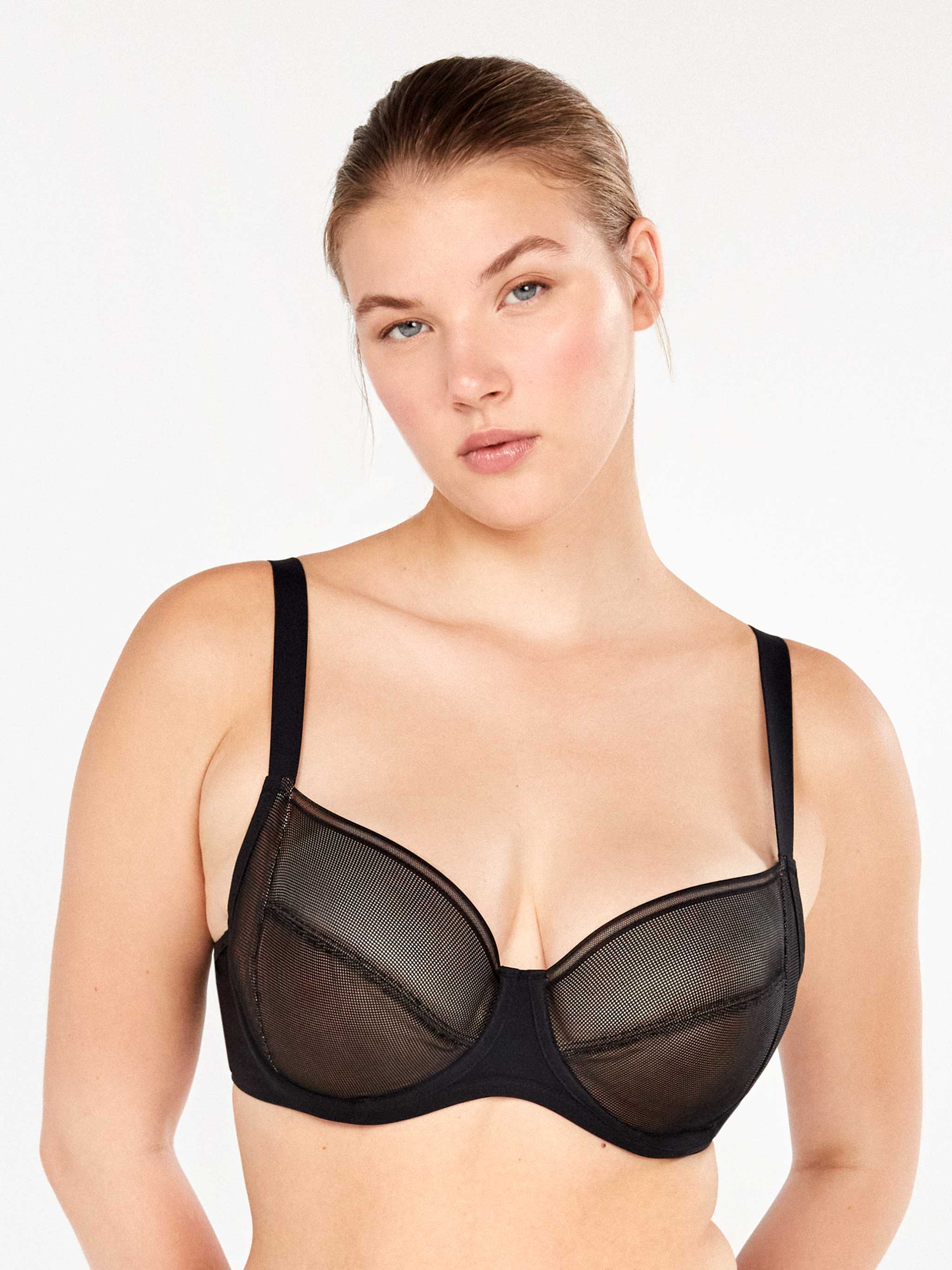 Gisela- 1/10073T Reggiseno intero senza imbottitura con ferretto, offre un sostegno deciso