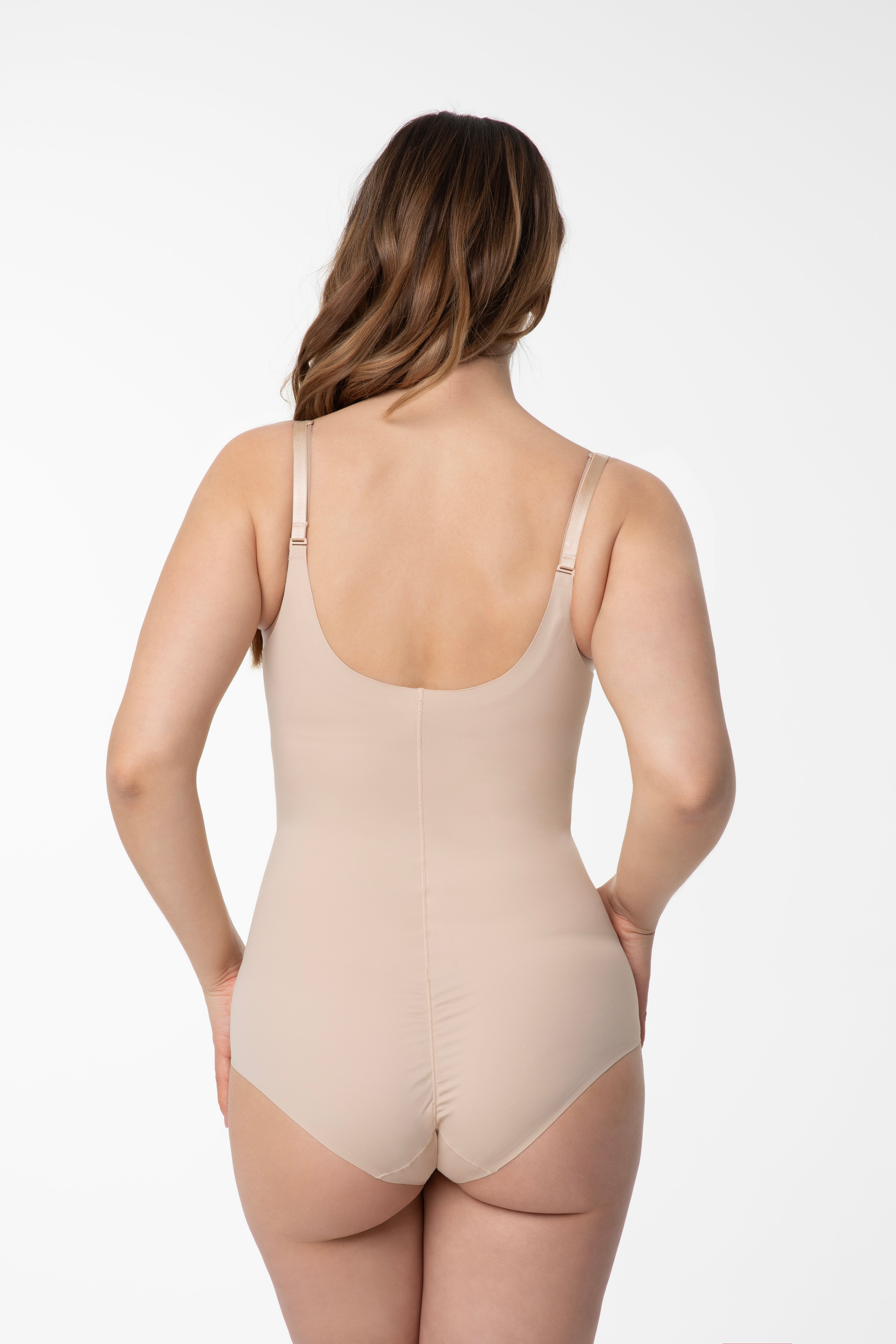 JULIMEX- 219 BASIC - Body contenitivo e modellante, a busto aperto e bretelle rimovibili