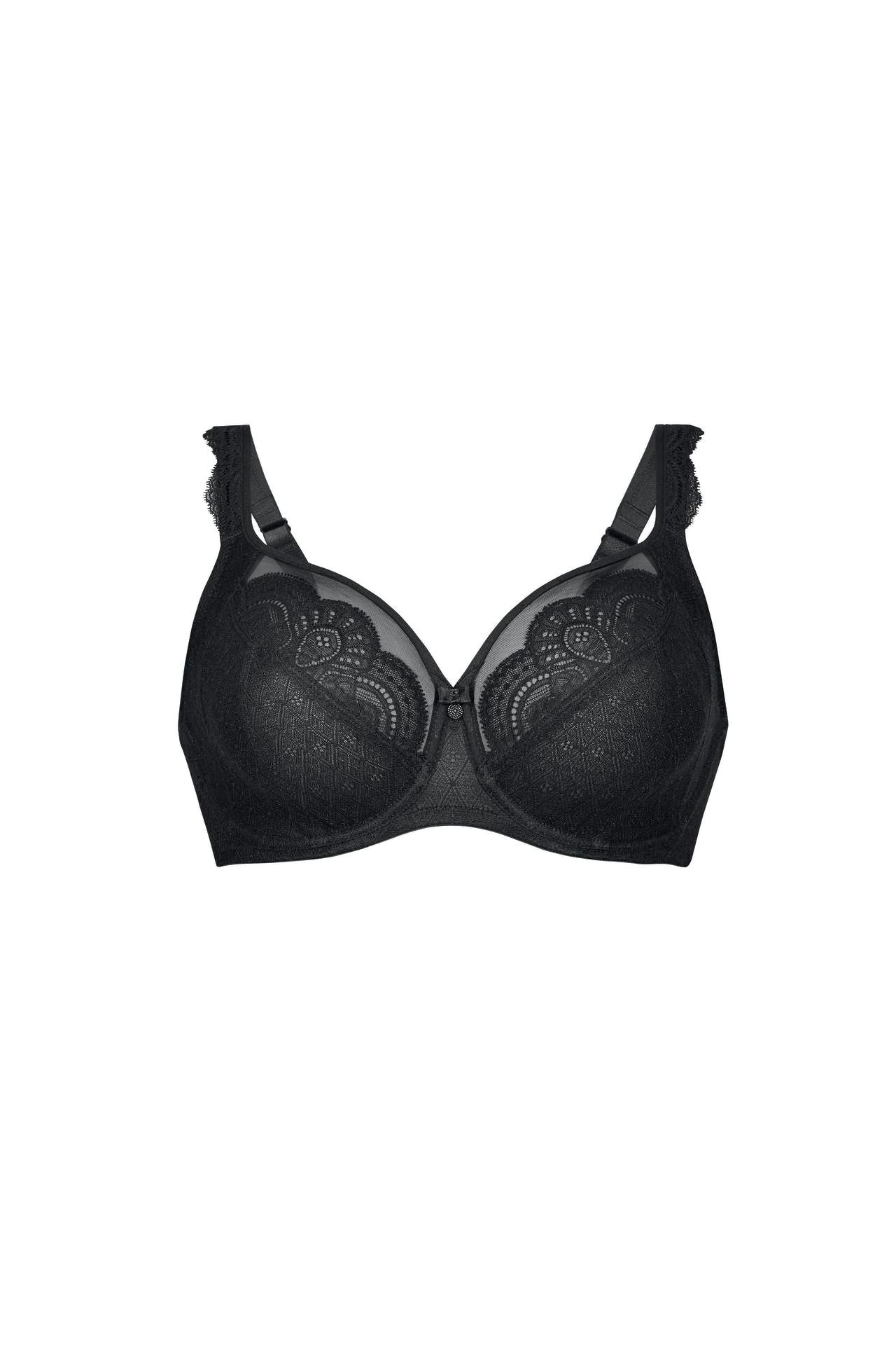ROSA FAIA - SELMA - 5635 Reggiseno con ferretto e pizzo su tulle - Coppe grandi