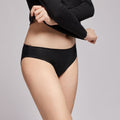 GISELA - EKO - 1/0224 - Slip midi in cotone biologico con tassello igienico morbido e assorbente