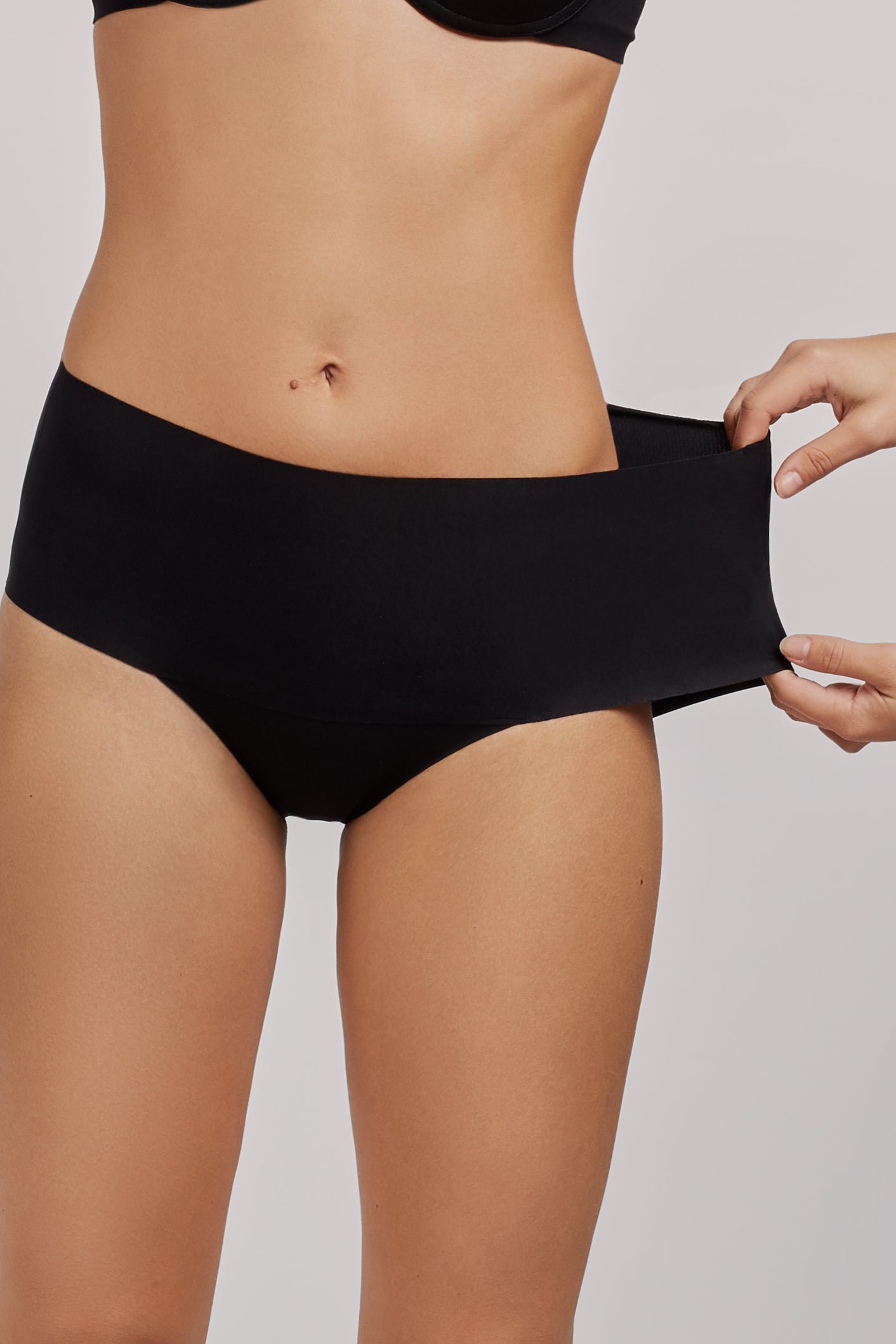 GISELA - 1/0342 -Slip/ Culotte vita alta modellante in microfibra