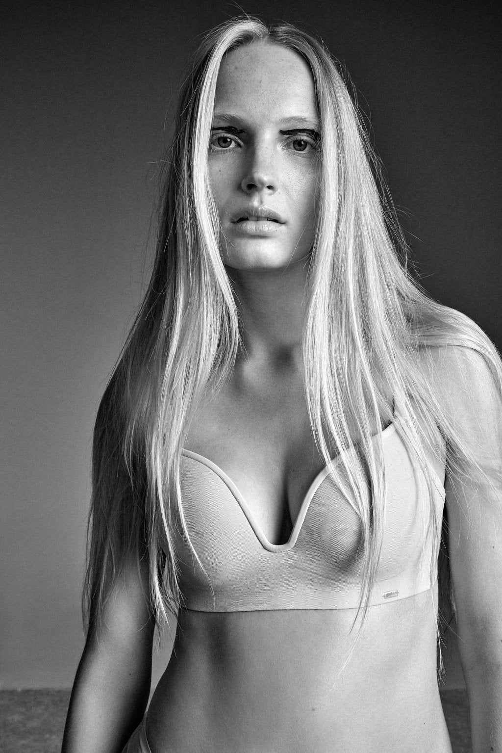 GISELA- 1/10043T Reggiseno push-up senza ferretto in tessuto plumetti