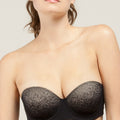 GISELA - 1/0357 - Reggiseno a fascia con ferretto e coppa Jacquard