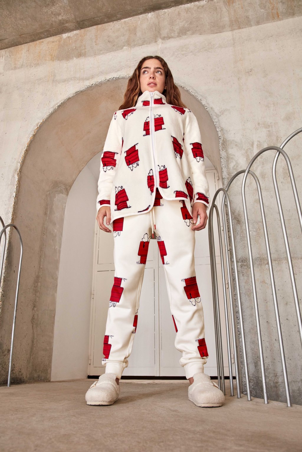 GISELA - SNOOPY - 2/20333U - Giacca morbidosa in pile con zip