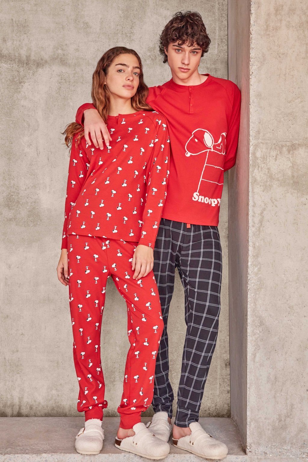 GISELA - 2/20336 - Pigiama uomo in cotone con pantalone lungo e coulisse in vita