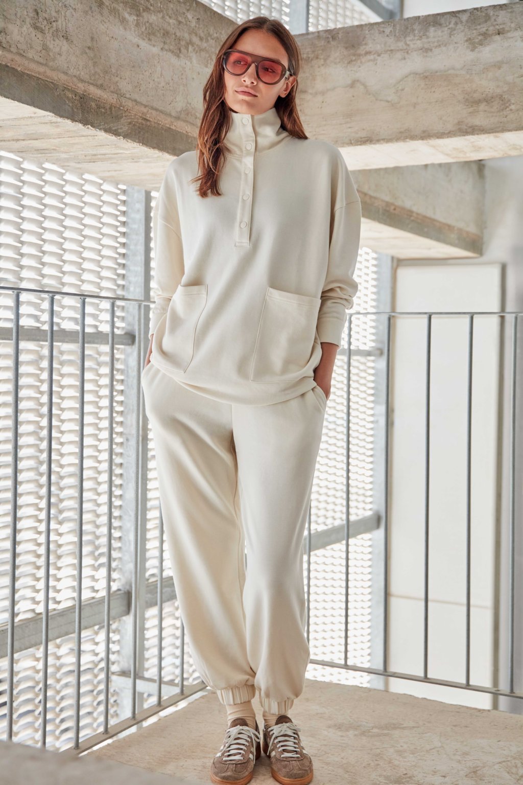 GISELA-70009/70012 Tuta donna in viscosa felpata