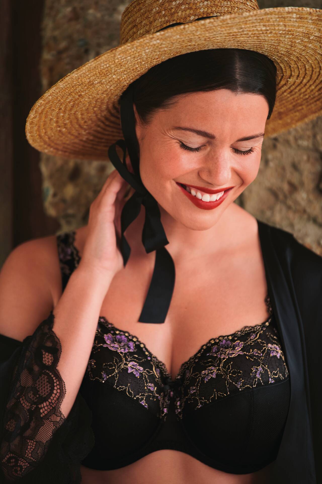 ROSA FAIA - COLETTE - 5249 Reggiseno con ferretto e riporti in pizzo - Coppe grandi