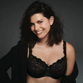 ROSA FAIA - BOBETTE - 5289 Reggiseno con ferretto e pizzo floreale - Coppe grandi