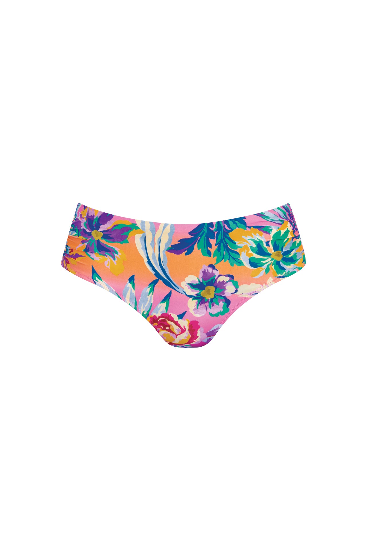 ROSA FAIA - 8728 - Costume style Mira slip alto foderato con arricciatura sui laterali
